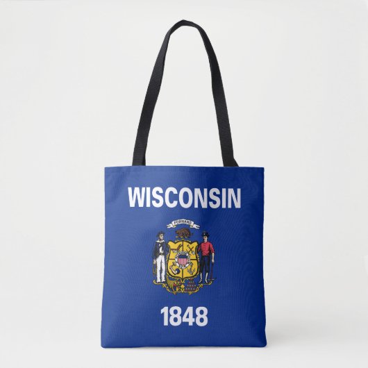 Wisconsin Staatsvlag Draagtas (Voorkant)