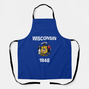 Wisconsin Staatsvlag Schort