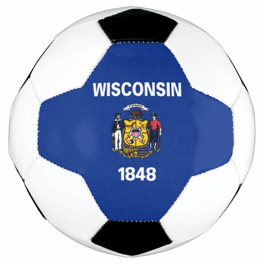 Wisconsin Staatsvlag Voetbal (Voorkant)