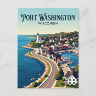 Wisconsin Stad USA Briefkaart