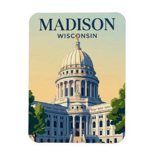 Wisconsin State Capitol Wisconsin Magneet