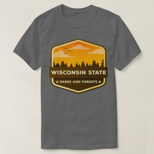 Wisconsin State Park Sticker 2020 T-shirt (Design voorkant)