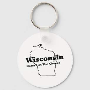 Wisconsin State Slogan Sleutelhanger