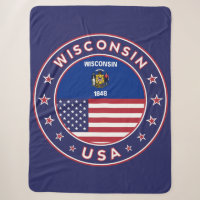 Wisconsin sticker, telefoongeval, canvas tas