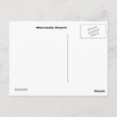 Wisconsin sunset briefkaart (Achterkant)