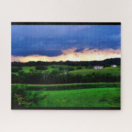 Wisconsin Sunset Legpuzzel (Horizontaal)