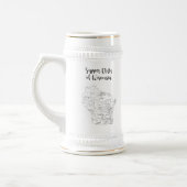 Wisconsin Supper Club ThMED Beer Stein Bierpul (Links)