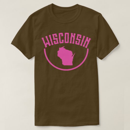 Wisconsin T-shirt (Design voorkant)