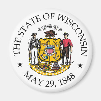 Wisconsin-teken Magneet