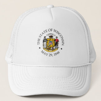 Wisconsin-teken Trucker Pet