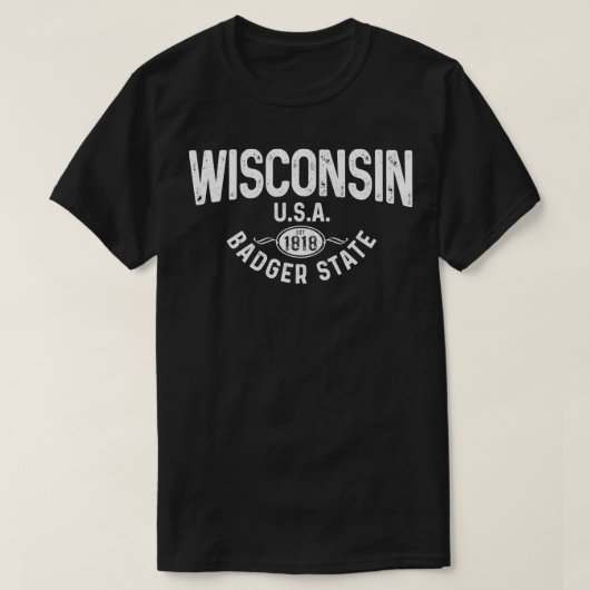 Wisconsin The Badger State EST 1818 Gift Pullover (Design voorkant)
