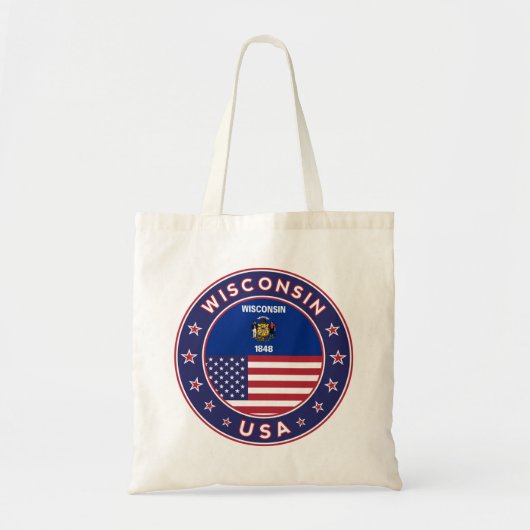 Wisconsin Tote Bag (Voorkant)