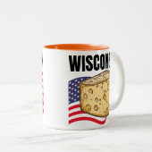 Wisconsin Twee-Tons Mok (Voorkant rechts)