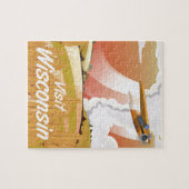 Wisconsin vintage poster legpuzzel (Horizontaal)