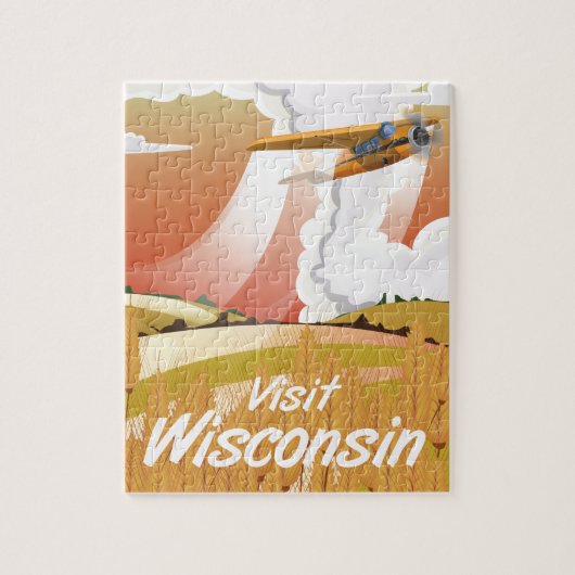 Wisconsin vintage poster legpuzzel (Verticaal)