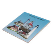 Wisconsin Vuurtorens tegel Tegeltje (Zijkant)