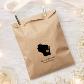 Wisconsin Wedding Favor Treat Sacks, Sacs Cadeaux (Coupé)