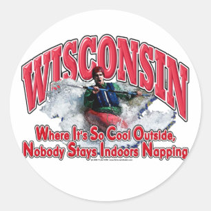 Wisconsin Whitewater Ronde Sticker