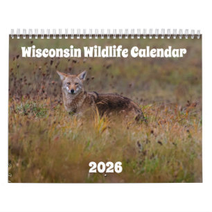 Wisconsin Wilde Dieren Kalender 2026