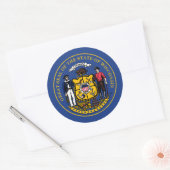 Wisconsinite Seal, Zegel van Wisconsin Sticker (Envelop)