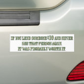 Wisdom 7 bumpersticker (Op auto)