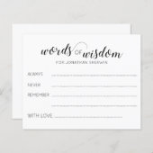 Wisdom Afstuderen Advice (Voorkant / Achterkant)