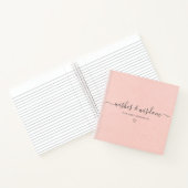 Wisdom Baby shower rose Livre d'or (Intérieur)