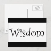 Wisdom Briefkaart (Voorkant / Achterkant)