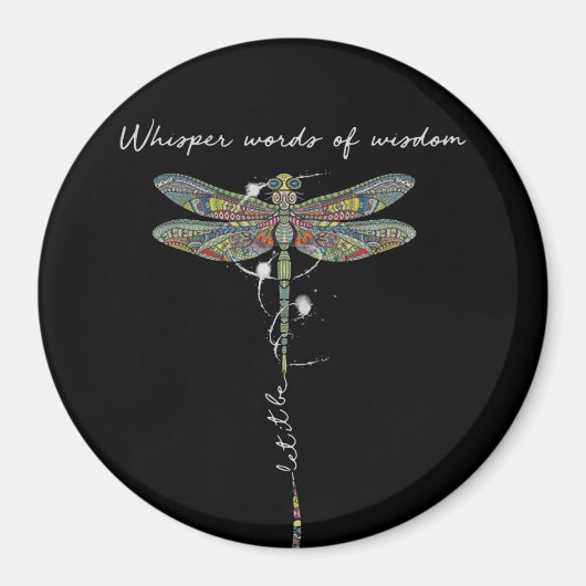 Wisdom Brocade Dragonfly Magneet (Voorkant)