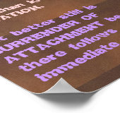 WISDOM Citaten uit Bhagavad Gita Poster (Hoek)