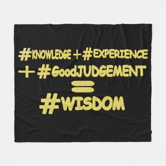 "WISDOM EQUATION" Cute Expression Design. Bestel n Fleece Deken (Voorkant (Horizontaal))