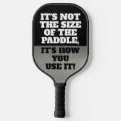 Wisdom Funny Quote Joke Cool Pickleball Paddle (Achterkant)