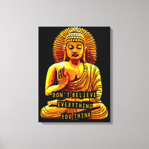 WISDOM. Geloof niet alles wat je denkt Canvas Afdruk