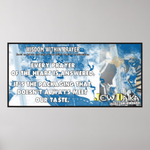 Wisdom in Prayer Poster