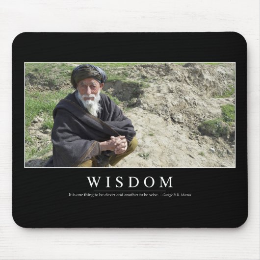 Wisdom: Inspirerend prijsopgave 1 Muismat (Voorkant)