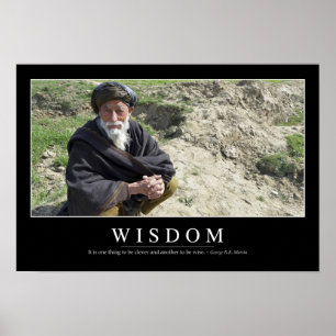 Wisdom: Inspirerend prijsopgave 1 Poster