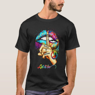 Wisdom laat vrede een teken van vrede zijn t-shirt