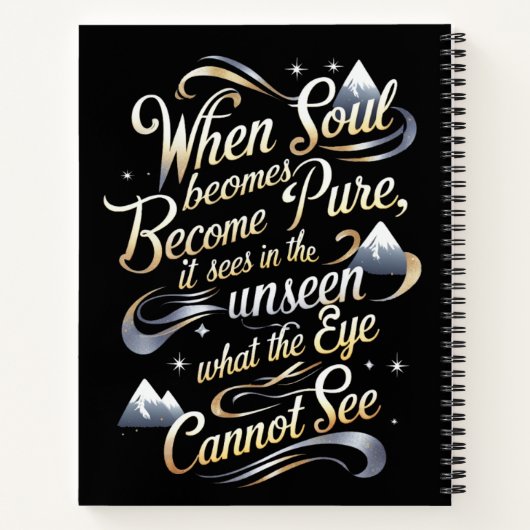 Wisdom Notitieboek (Achterkant)