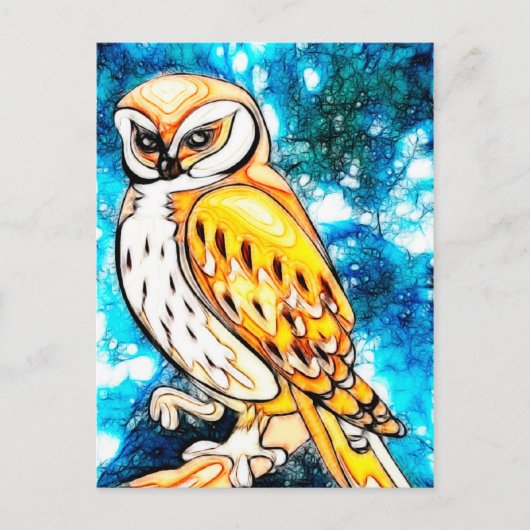 Wisdom Owl Briefkaart (Voorkant)
