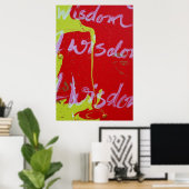 "Wisdom" Poster (Thuiskantoor)