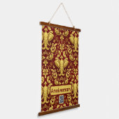 Wisdom & Prosperity: The Regal Elephant Symbol Wal Hangend Wandkleed (Gebogen)