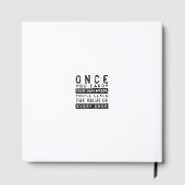 Wisdom Quote Design - waarde van elke druppel Gastenboek (Achterkant)