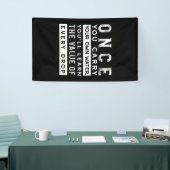 Wisdom Quote Design - waarde van elke druppel Spandoek (Beurs)
