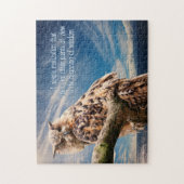 Wisdom Quote Owl puzzel (Verticaal)