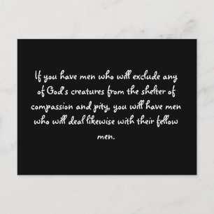 Wisdom Quotes - St Francis of Assisi Postcards Briefkaart