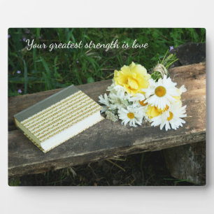 Wisdom Tabletop Plaque met Easel Fotoplaat