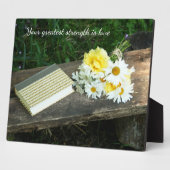 Wisdom Tabletop Plaque met Easel Fotoplaat (Zijkant)