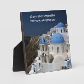 Wisdom Tabletop Plaque met Easel Fotoplaat (Voorkant)