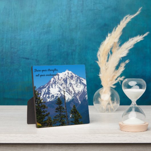 Wisdom Tabletop Plaque met Easel Fotoplaat (Insitu)