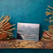 Wisdom Tabletop Plaque met Easel Fotoplaat (Zijkant)